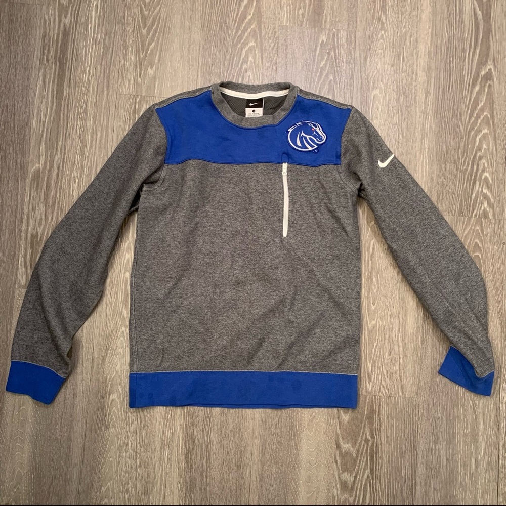 Nike Tech Boise‎ State Broncos Pullover Crew Neck Sweatshirt Women’s Size Small
